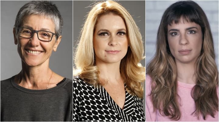 Cássia Kis, Claudia Abreu e Maria Ribeiro estão escaladas para Desalma. (Foto: Montagem/Divulgação) Cássia Kis, Claudia Abreu e Maria Ribeiro estão escaladas para Desalma. (Foto: Montagem/Divulgação)