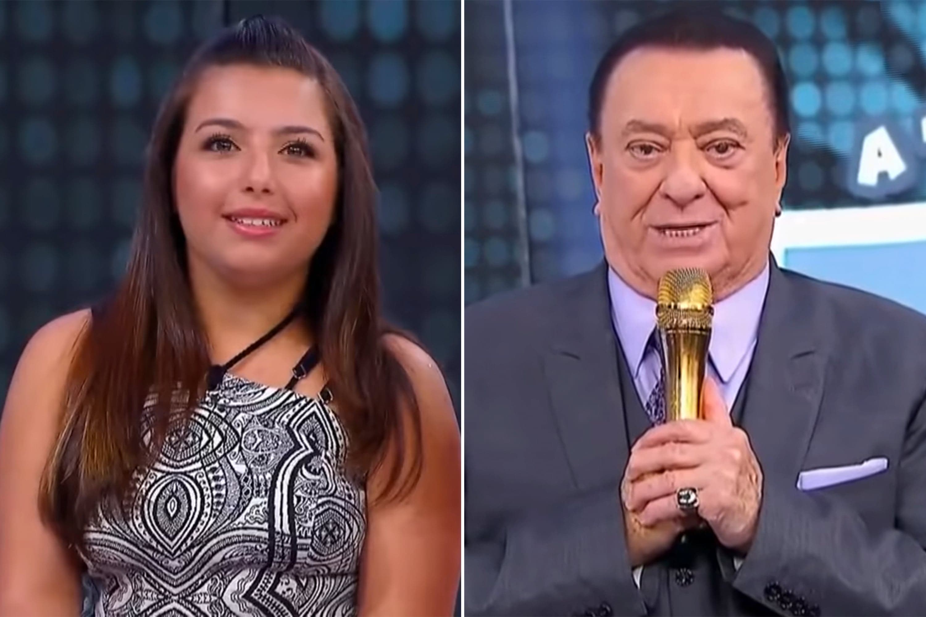 Raul Gil fez mais uma homenagem para a jovem Yasmin (Foto: Reprodução)