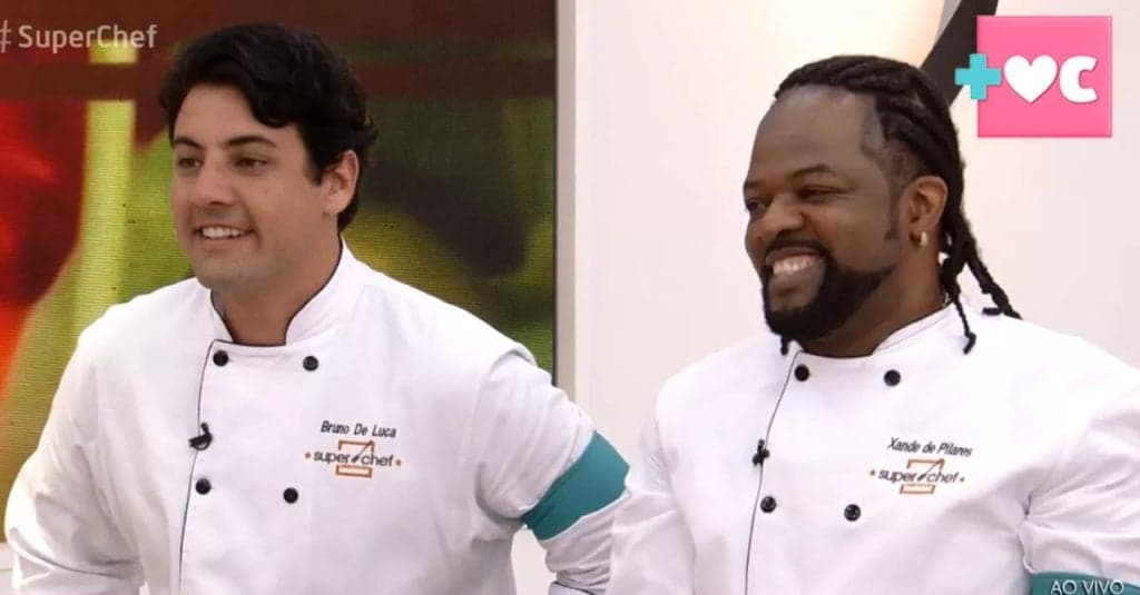 Xande de Pilares vence Bruno de Luca no Super Chef Celebridades e comemora de maneira inusitada ao vivo na Globo