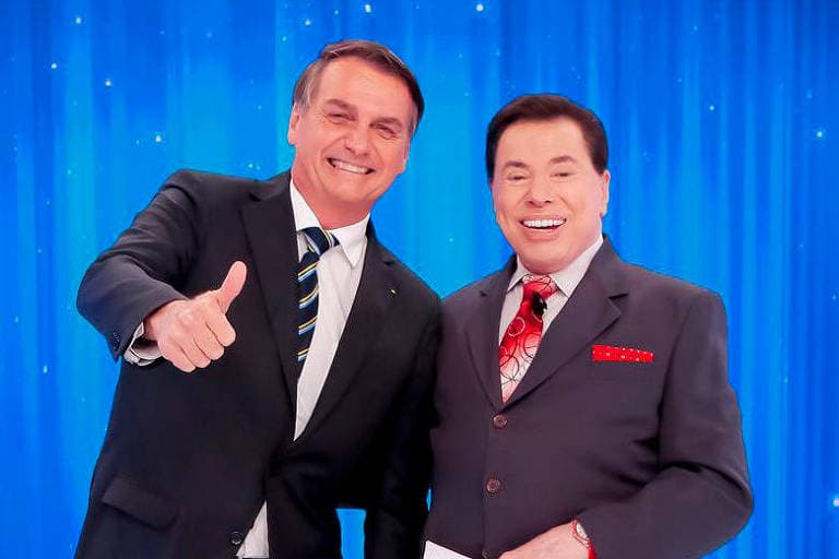 Silvio Santos é colocado frente a frente com maiores rivais por Bolsonaro e flagra vai parar na TV