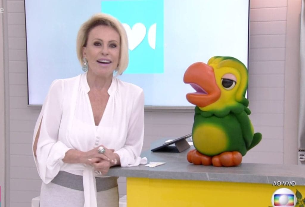 Ana Maria Braga perde a paciência e dá soco ao vivo em Louro José no Mais Você, após atitude revoltante do papagaio