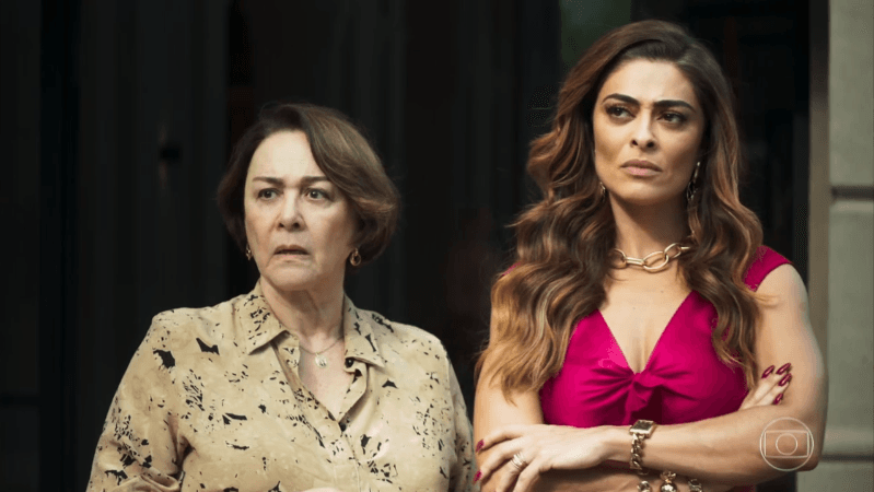 A Dona do Pedaço: Farta de traições, Evelina pressiona Maria da Paz e faz a caveira de Régis: "Diabo"