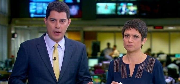 Evaristo Costa passa a perna na Globo e 'negocia' ida de Sandra Annenberg para a CNN Brasil