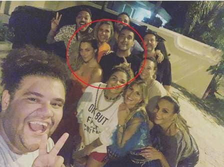 Gominho publica foto ao lado de André Marques e sua namorada, Sofia e também Ivete Sangalo (foto: Reprodução) Gominho publica foto ao lado de André Marques e sua namorada, Sofia e também Ivete Sangalo (foto: Reprodução)