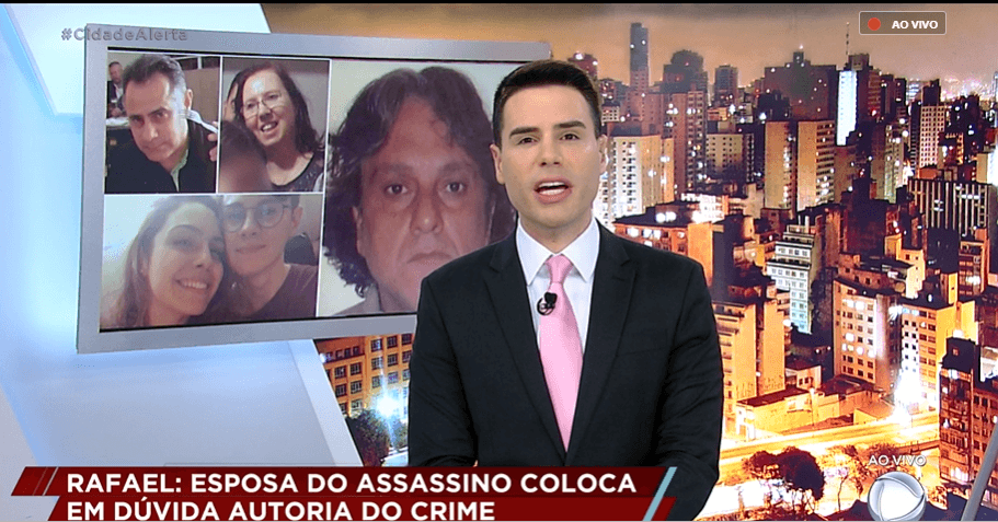 Luiz Bacci entrevista irmão do assassino de Rafael Miguel ao vivo, é xingado e recebe ameaça: "Vai se f#der"