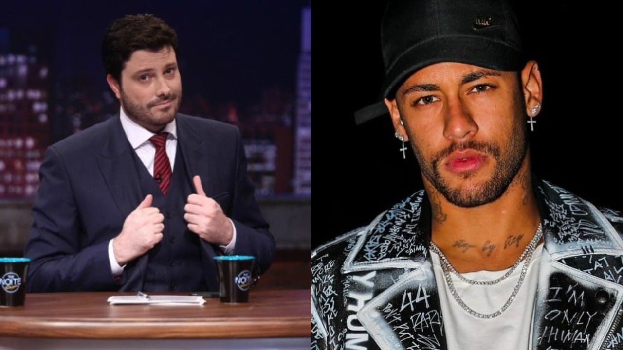 Danilo Gentili e Neymar (Foto: Montagem/TV Foco) Danilo Gentili e Neymar (Foto: Montagem/TV Foco)