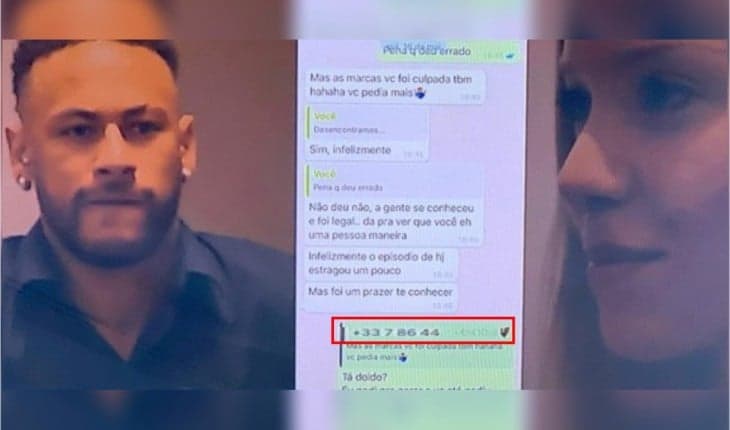 Neymar tem número de celular vazado pela Record e público vai à loucura com gafe
