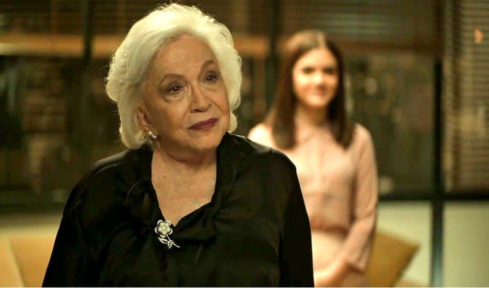 Gladys (Nathalia Timberg) em cena da novela A Dona do Pedaço (Foto: Reprodução/Globo)ovela A Dona do Pedaço da Globo