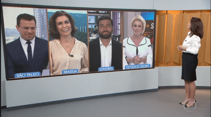 Jornalista do Bom Dia Brasil quebra o protocolo e revela medo para Ana Maria Braga
