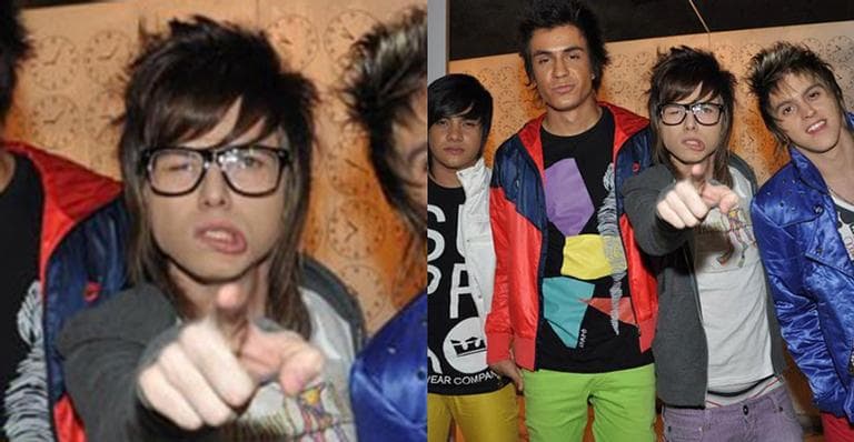 Pê Lanza, da banda Restart, cresce, reaparece e surge irreconhecível