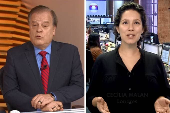 O jornalista da Globo, Chico Pinheiro revela que é primo de Cecília Malan, no Bom Dia Brasil (Foto: Reprodução)