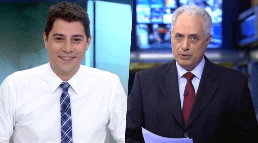 Evaristo Costa e William Waack são pegos de surpresa por nova emissora e têm reação surpreendente