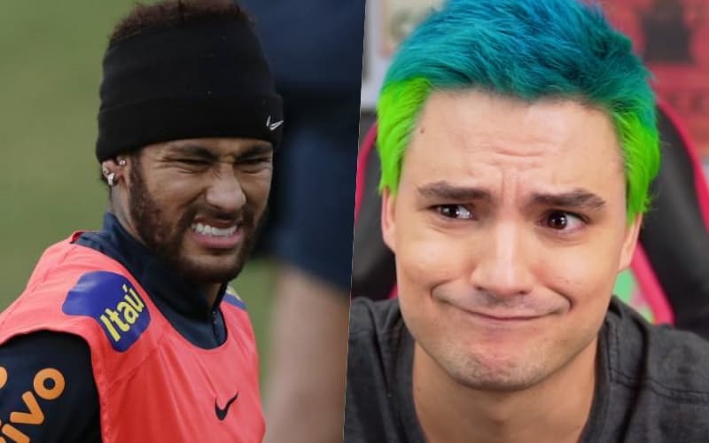 Neymar sofre grave lesão durante partida e Felipe Neto debocha do jogador: Foto: Reprodução Neymar sofre grave lesão durante partida e Felipe Neto debocha do jogador: Foto: Reprodução