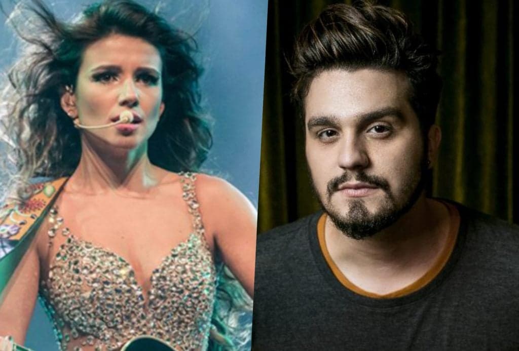 Paula Fernandes 'leva cano' de Luan Santana e improvisa em gravação de 'Juntos e Shallow Now' para o novo DVD; veja como foi