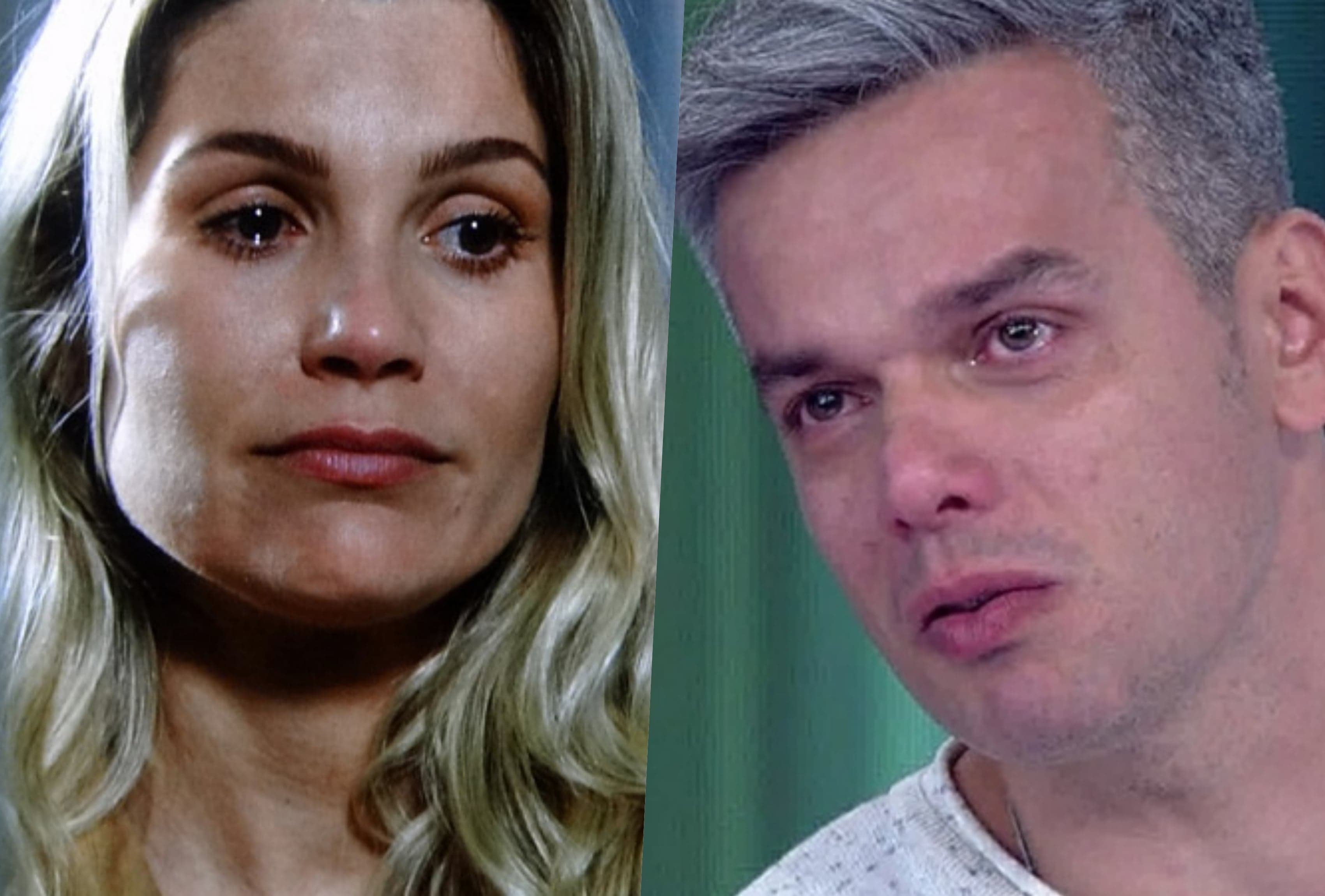 Flávia Alessandra e Otaviano Costa (Foto montagem) Flávia Alessandra e Otaviano Costa (Foto montagem)
