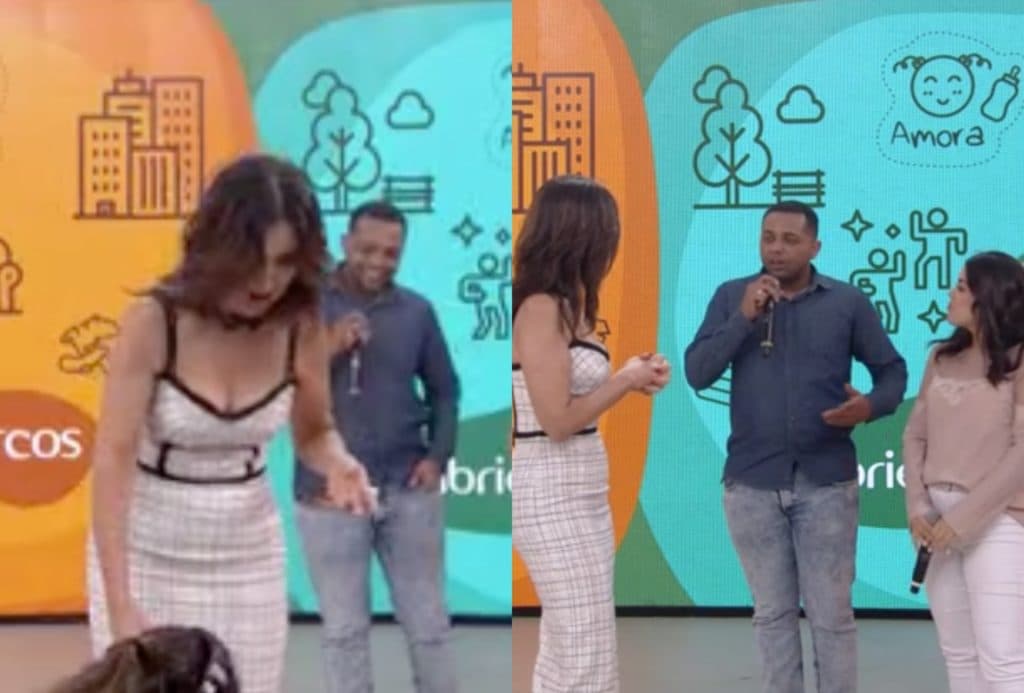 Ao vivo, produtora comete gafe histórica com Fátima Bernardes, derruba produto no chão e atitude da apresentadora é impressionante