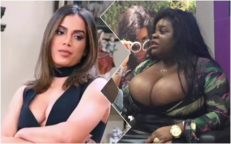Anitta fica indignada, é colocada em situação constrangedora por Jojo Todynho, que dança com a bunda empinada no pai da cantora