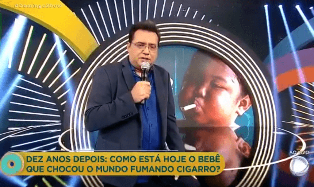Domingo Show se disfarça de novo, mas de novo só tem o cenário