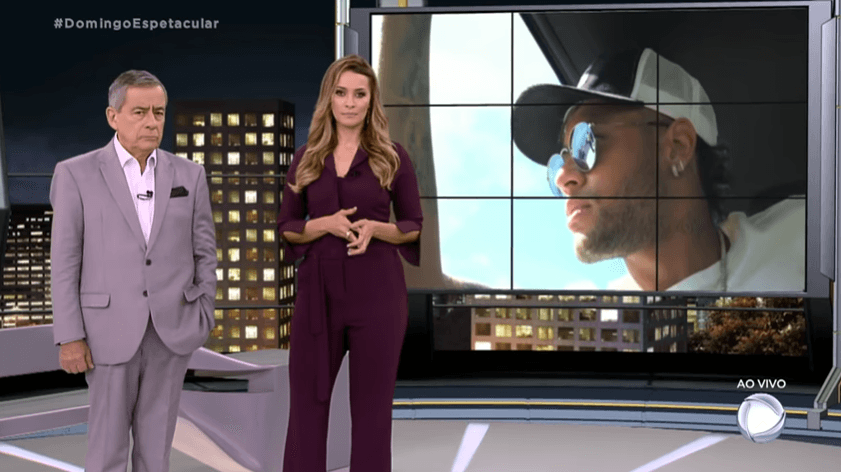 Acusado de estupro, caso envolvendo Neymar Jr terá amplo destaque no Domingo Espetacular