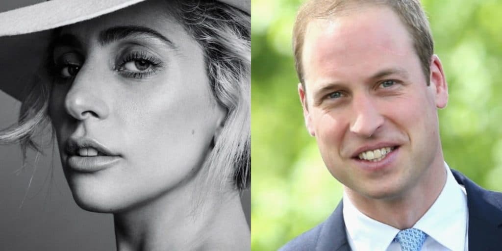 Lady Gaga intervém e consegue convencer Príncipe William a apoiar instituição LGBT