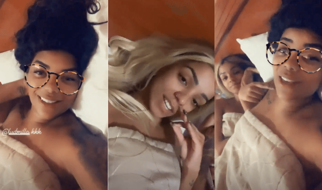 Ludmilla e Brunna Gonçalves nuas em cama (Foto: Reprodução/ Instagram) Ludmilla e Brunna Gonçalves nuas em cama (Foto: Reprodução/ Instagram)