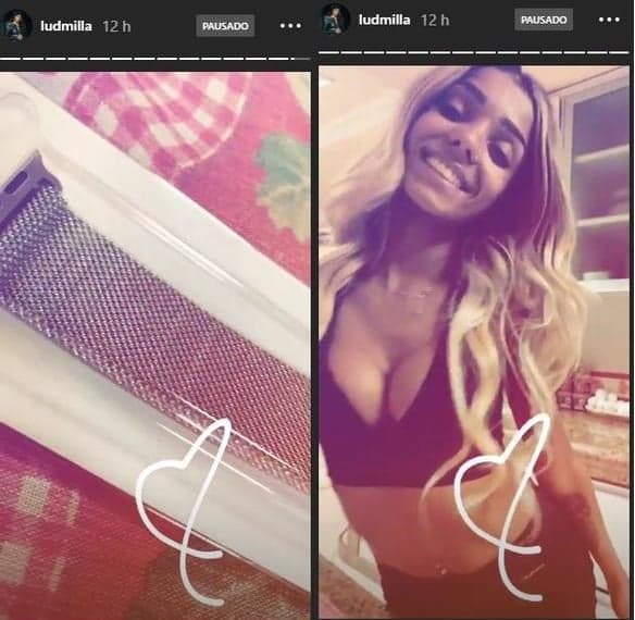 Presente recebido por Ludmilla da namorada (Foto: Reprodução/ Instagram)