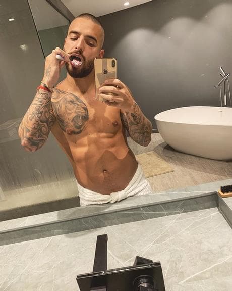 Foto publicada pelo cantor Maluma (Foto: Reprodução) Foto publicada pelo cantor Maluma (Foto: Reprodução)