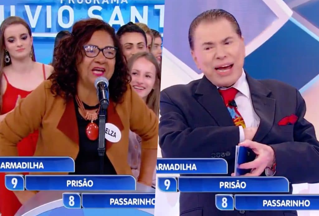 Silvio Santos faz pergunta no SBT, mulher da plateia perde a linha e se descontrola: "Bandido, filho da"