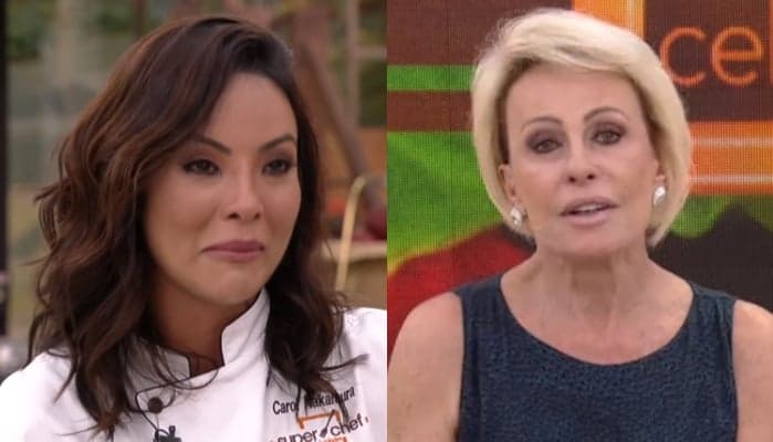 Carol Nakamura se emociona no Mais Você