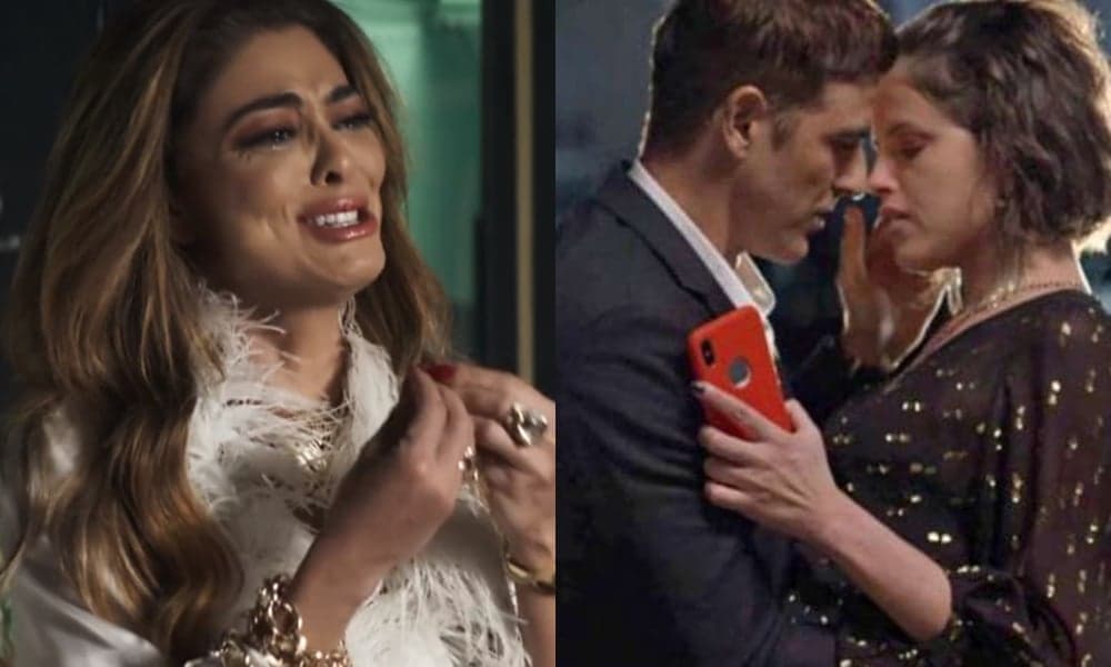 A Dona do Pedaço: Maria da Paz assume quem é e pega revólver ao ouvir gemidos de Josiane e Régis