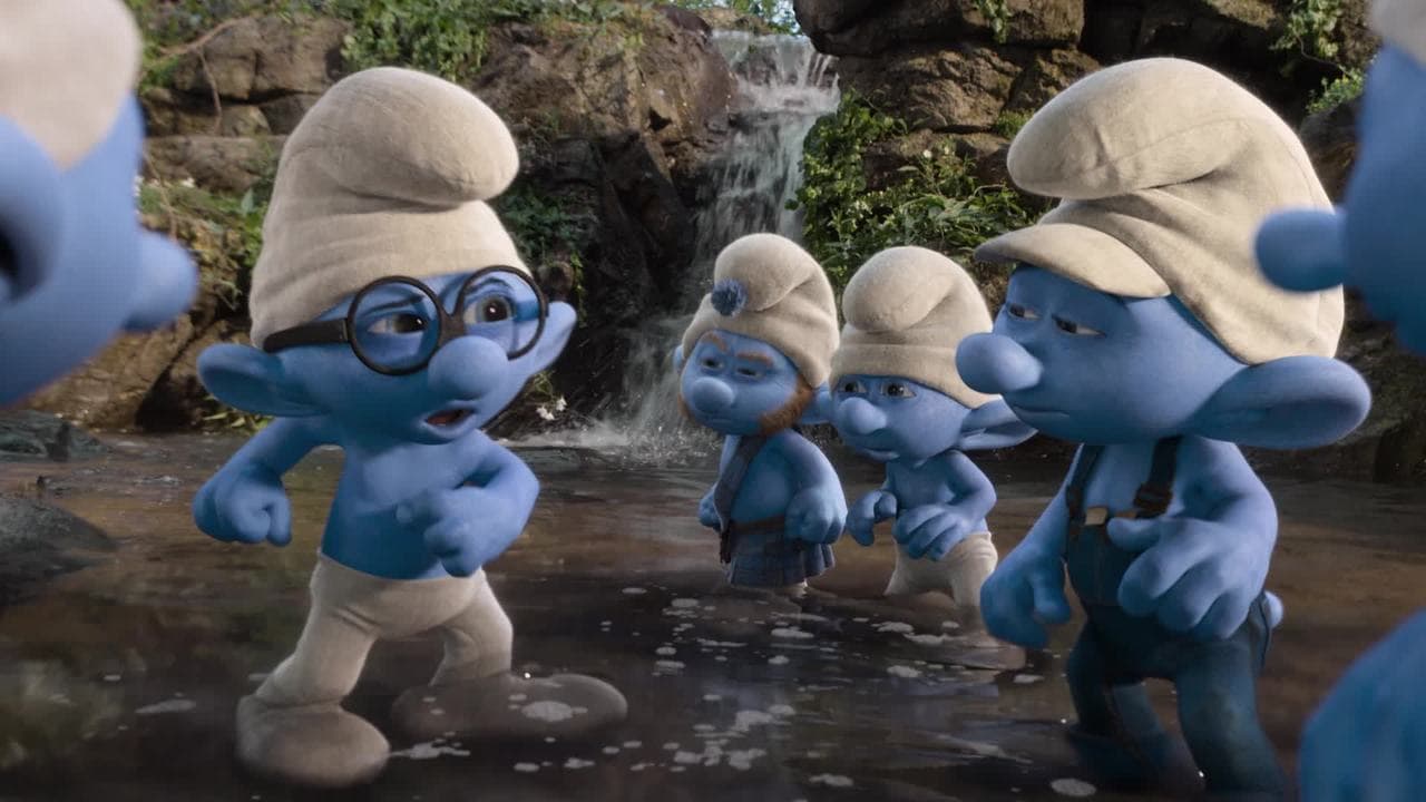 Cena do filme Os Smurfs 2, que garantiu a liderança de audiência para a Sessão da Tarde na Globo (Foto: Divulgação)