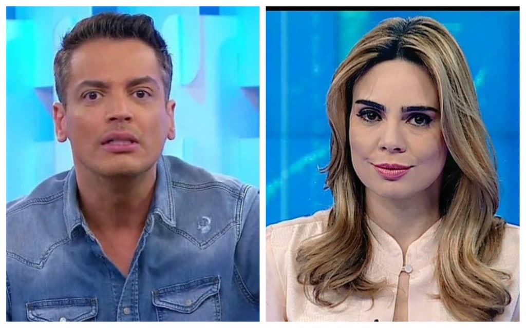 Leo Dias é atacado por Val Marchiori ao vivo e recebe defesa de Rachel Sheherazade​