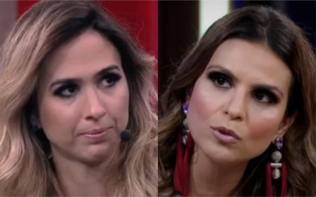 Tatá Werneck perde o controle após ser colocada contra Aline Barros e deixa público perplexo com resposta