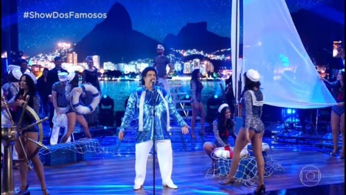 Ceará faz apresentação histórica no Show dos Famosos e deixa Tiago Abravanel em apuros