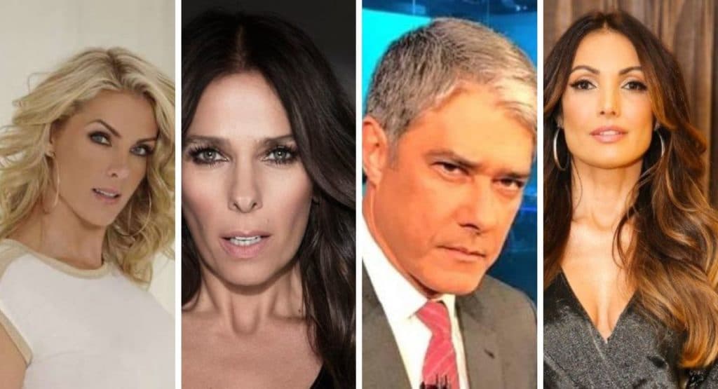 Brigas entre apresentadores que você não fazia ideia: Adriane Galisteu e Ana Hickmann, Geraldo Luís e Rodrigo Faro, William Bonner e Patrícia Poeta