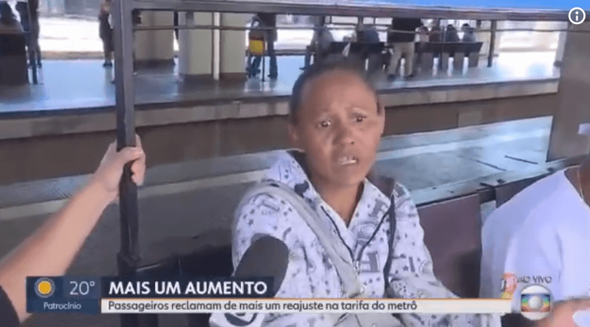 Repórter da Globo se dá mal e mulher sentencia ao vivo: "Lula roubava, mas ajudava o povo"