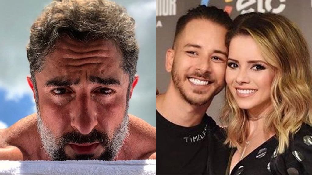 Marcos Mion e a dupla Sandy e Junior (Montagem: Tv Foco) Marcos Mion e a dupla Sandy e Junior (Montagem: Tv Foco)