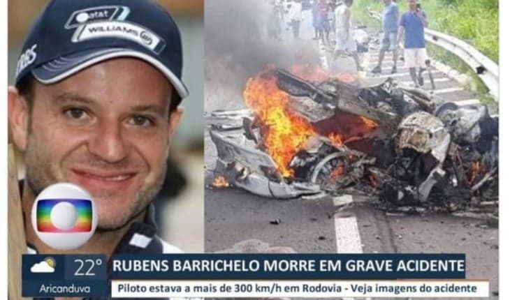 Rubens Barrichello é vítima de fake news