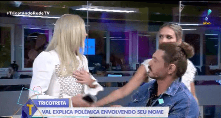 Val Marchiori desabafa em programa ao vivo