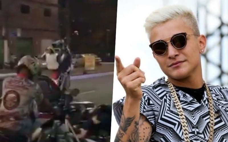 MC Gui sofre grave acidente de moto e vê a morte de perto; imagens são perturbadoras