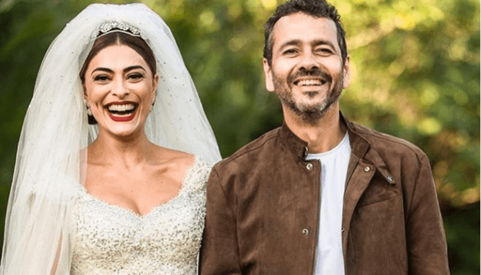 Maria da Paz (Juliana Paes) e Amadeu (Marcos Palmeira) em A Dona do Pedaço (Foto: Reprodução/Instagram)