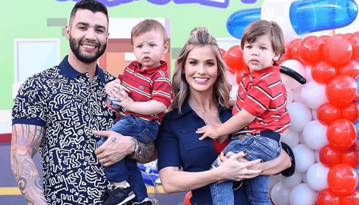 Gusttavo Lima se empolga, surge em vídeo implorando terceiro filho para esposa e faz grande anúncio