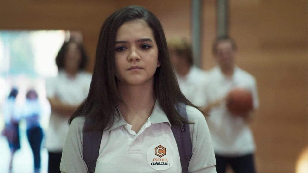 Cássia (Mel Maia) em cena de A Dona do Pedaço da Globo