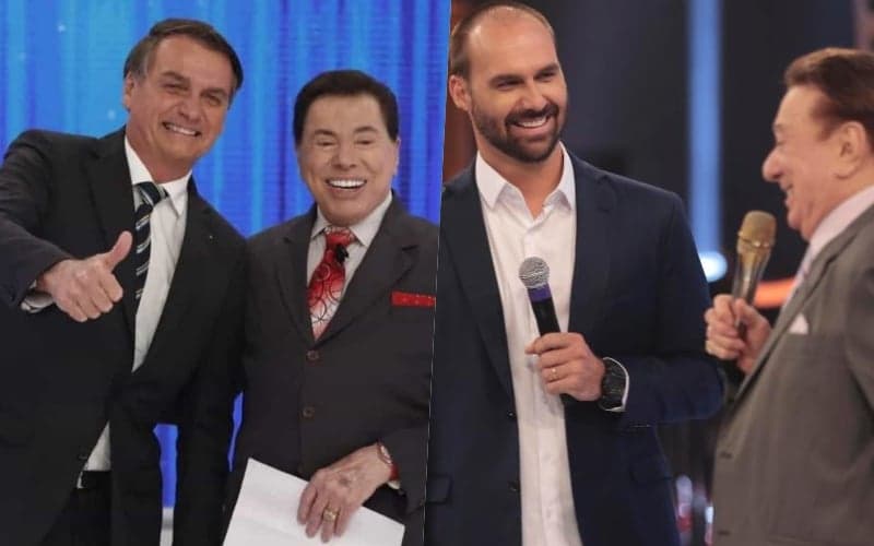 Eduardo Bolsonaro vai parar no SBT ao lado do irmão e fala sobre Lula: "grande líder"