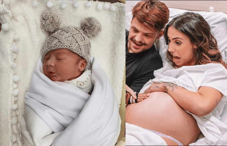 Filho de Saulo Poncio e Gabi Brandt já tem quase 800 mil seguidores em poucos dias de vida