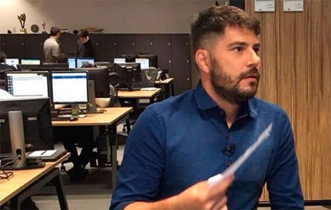 Evaristo Costa dá de cara com ex amigo da Globo em outra emissora e situação embaraçosa é vazada na internet