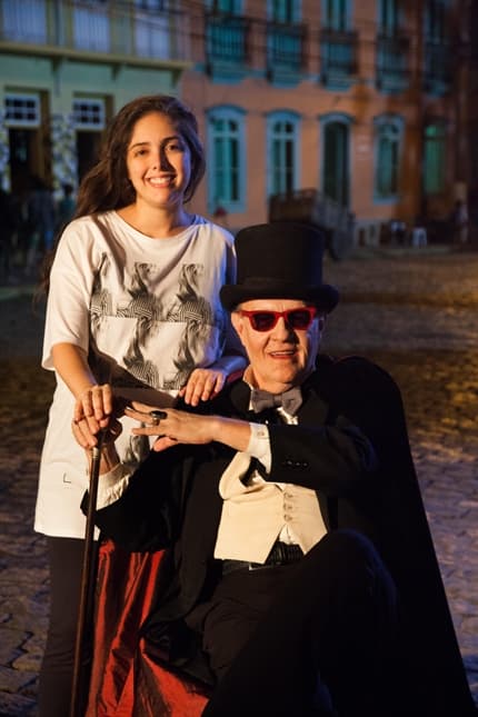 Patricia Pedrosa, diretora artística de Cine Holliúdy, e Ney Latorraca (Vlad) (Foto: Globo/Marcos Rosa) Patricia Pedrosa, diretora artística de Cine Holliúdy, e Ney Latorraca (Vlad) (Foto: Globo/Marcos Rosa)