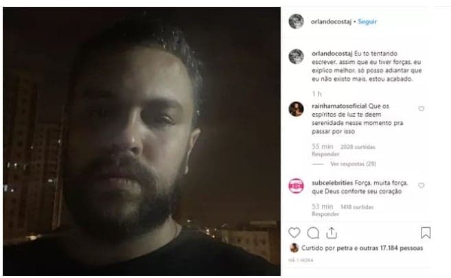 Ex-noivo da blogueira Alinne Araújo desabafou sobre o ocorrido (Reprodução: Instagram)