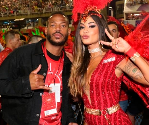 Aline Riscado e Marlon Wayans Foto: Reprodução | Redes sociais Aline Riscado e Marlon Wayans Foto: Reprodução | Redes sociais