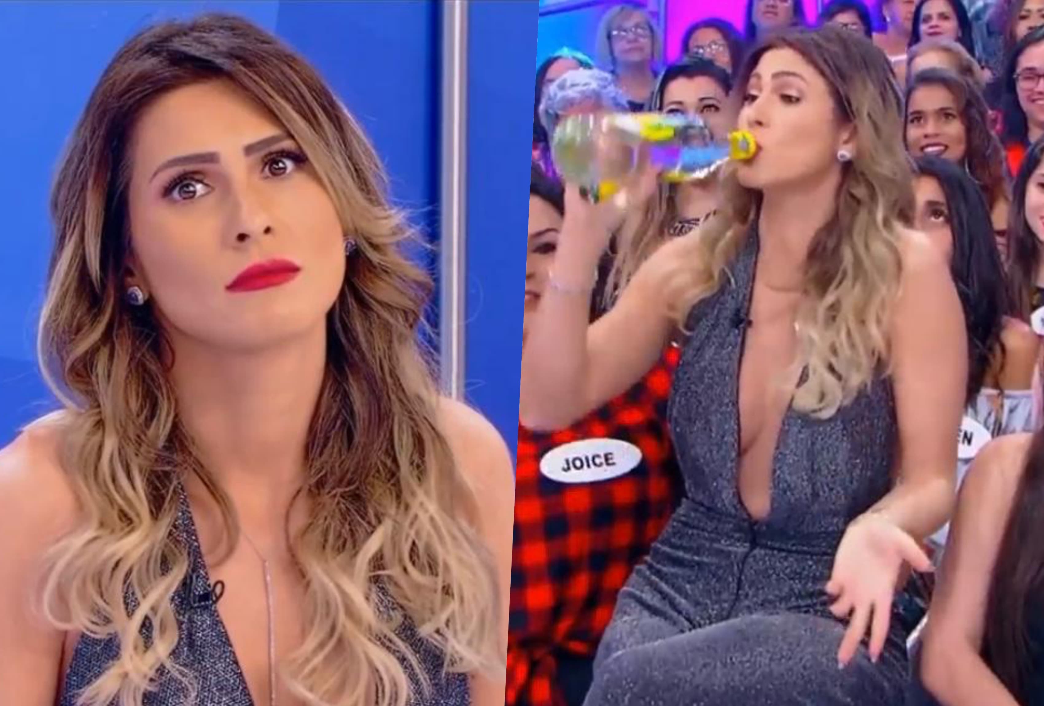 Silvio Santos brincou e Lívia Andrade apareceu tomando umas no SBT, Patrícia Abravanel não gostou Foto: Reprodução Silvio Santos brincou e Lívia Andrade apareceu tomando umas no SBT, Patrícia Abravanel não gostou Foto: Reprodução